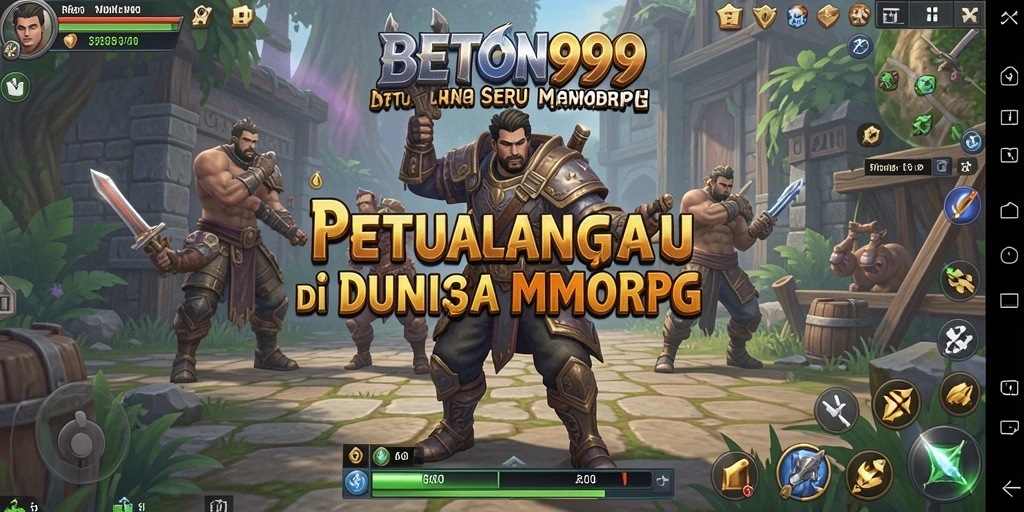 Tampilan gameplay seru dalam dunia fantasi di BETON999.