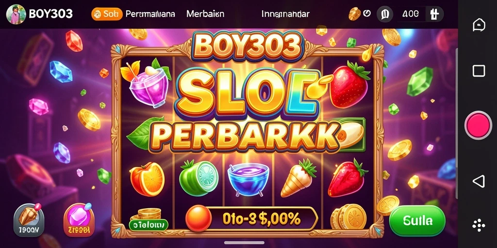 Tampilan gameplay Slot yang mendebarkan di BOY303.
