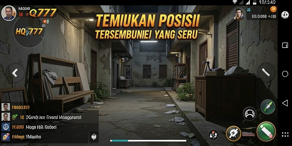 Tangkapan layar gameplay HQ777 yang seru dan menegangkan.