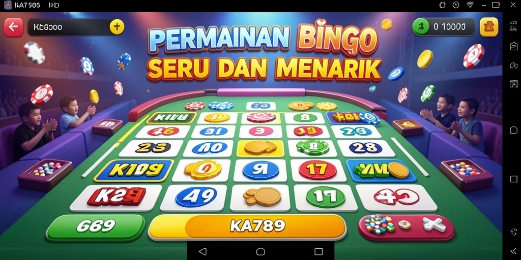 Screenshot gameplay KA789 yang menunjukkan keseruan bermain Bingo.