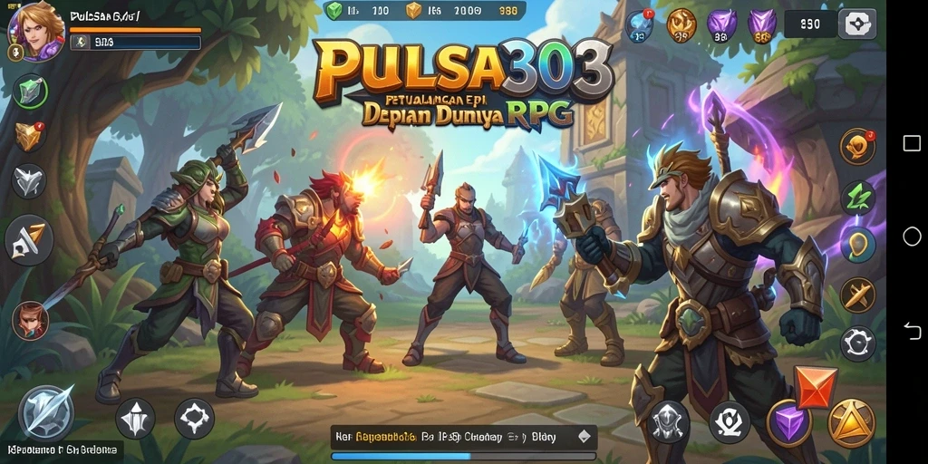 Tampilan permainan PULSA303 dengan aksi petualangan RPG yang dinamis.